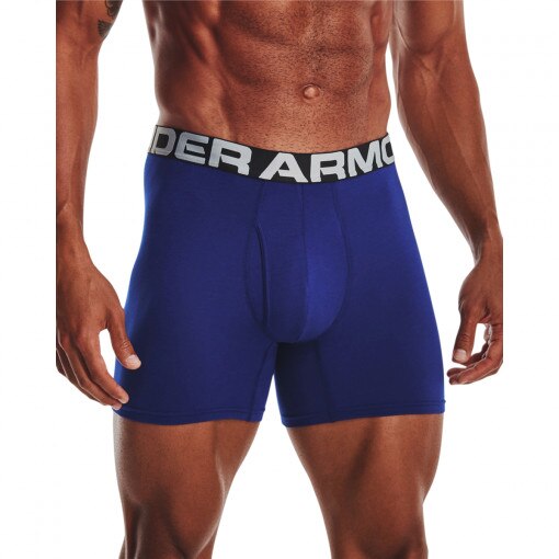 UNDER ARMOUR Męska bielizna treningowa UNDER ARMOUR Charged Cotton 6in 3 Pack Multicolor