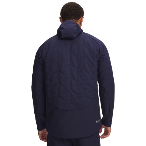Męska bluza piłkarska z kominiarką Under Armour Challenger Elite Storm Balaclava LS - granatowa