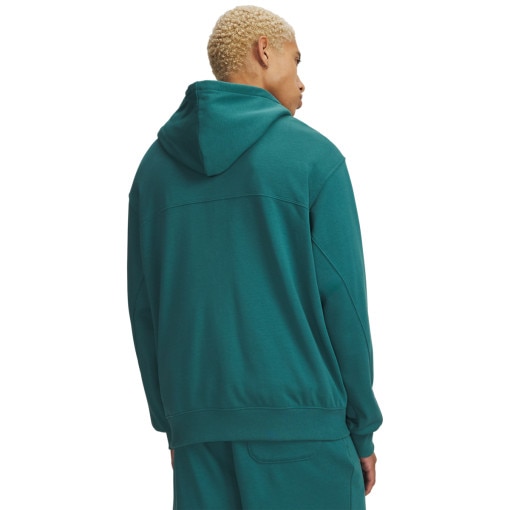 Męska bluza rozpinana z kapturem Under Armour UA Rival LW FZ - zielona