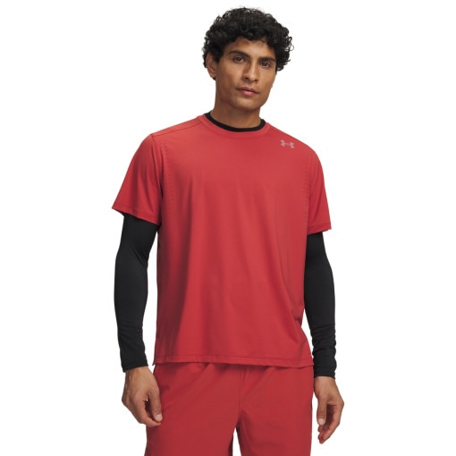 Obrazek dla: UNDER ARMOUR Męska koszulka do biegania Under Armour UA Velociti Pro Shortsleeve  czerwona Czerwony