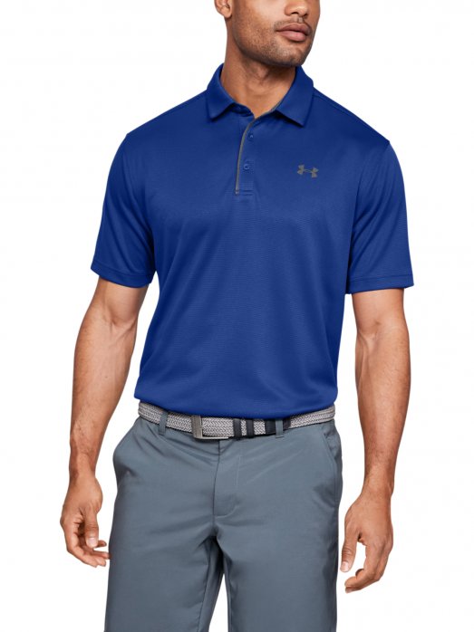 UNDER ARMOUR Męska koszulka do golfa UNDER ARMOUR Tech Polo Niebieski