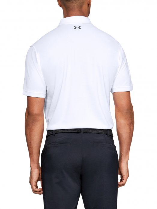 Męska koszulka do golfa UNDER ARMOUR Tech Polo - biała