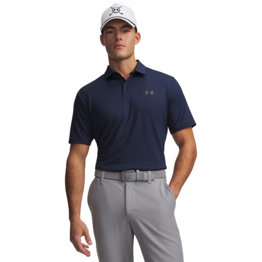 Obrazek dla: UNDER ARMOUR Męska koszulka do golfa Under Armour UA Matchplay Polo  granatowa Granatowy