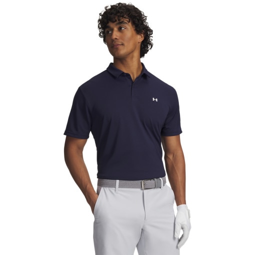 Obrazek dla: UNDER ARMOUR Męska koszulka polo Under Armour UA Drive Pique Polo  czarna Czarny