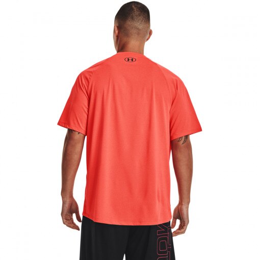 Męska koszulka treningowa UNDER ARMOUR Tech 2.0 SS Tee Novelty - pomarańczowa
