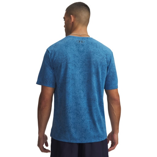 Męska koszulka treningowa Under Armour UA Tech Tee Pixelate - niebieska
