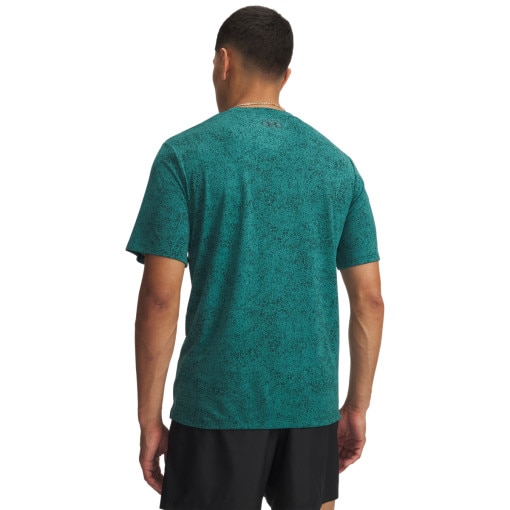 Męska koszulka treningowa Under Armour UA Tech Tee Pixelate - zielona