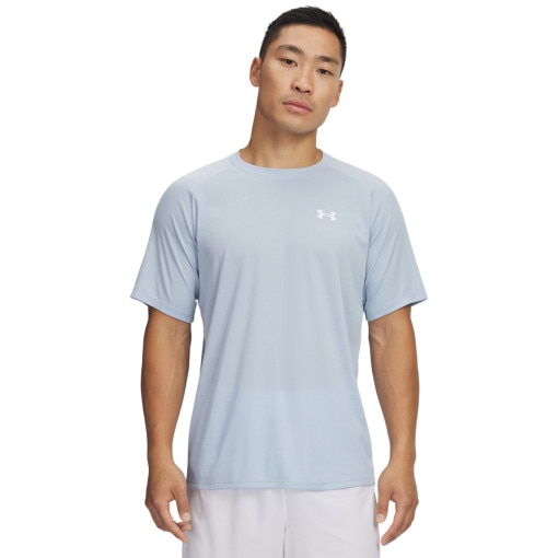Obrazek dla: UNDER ARMOUR Męska koszulka treningowa Under Armour UA Tech Textured SS  niebieska Niebieski
