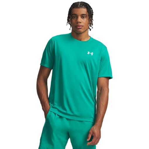 Obrazek dla: UNDER ARMOUR Męska koszulka treningowa Under Armour UA Tech Utility SS  turkusowa Turkusowy