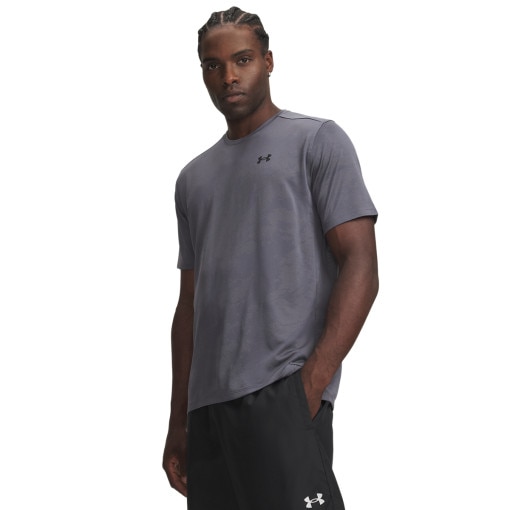 Obrazek dla: UNDER ARMOUR Męska koszulka treningowa Under Armour UA Tech Vent Jcqrd SS  szara Szary