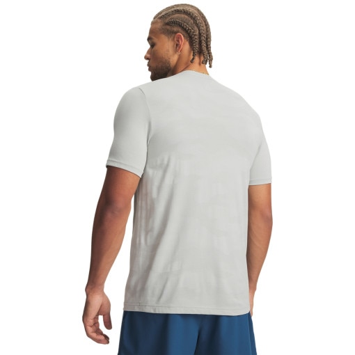 Męska koszulka treningowa Under Armour UA Vanish Elite Smls SS Camo - szara