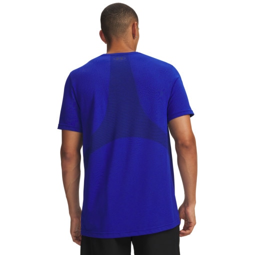 Męska koszulka treningowa Under Armour UA Vanish Seamless SS - niebieska