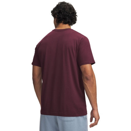 Męska koszulka z krótkim rękawem Under Armour UA M ICON TEE SS - burgundowa