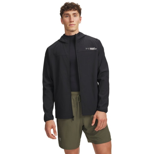 Obrazek dla: UNDER ARMOUR Męska kurtka do biegania Under Armour UA Velociti Storm Jacket  czarne Czarny