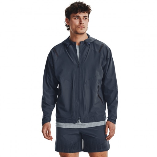 Obrazek dla: UNDER ARMOUR Męska kurtka treningowa UNDER ARMOUR UA UNSTOPPABLE JACKET szara Szary