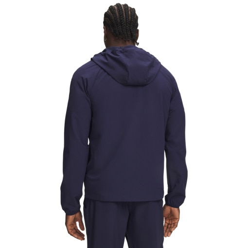 Męska kurtka wiatrówka Under Armour UA Stretch Woven Windbreaker - granatowa