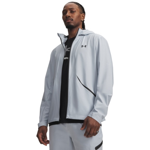 Obrazek dla: UNDER ARMOUR Męska kurtka z kapturem Under Armour UA Unstoppable Woven Jacket  niebieska Niebieski