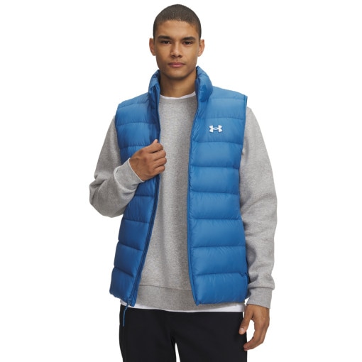 Obrazek dla: UNDER ARMOUR Męski bezrękawnik z puchem naturalnym Under Armour Legend Down Vest  niebieski Niebieski