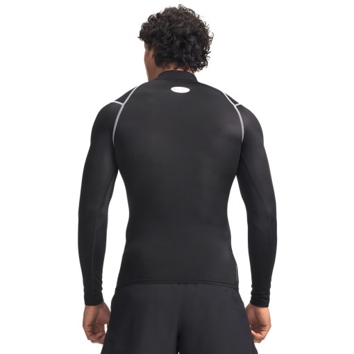 Męski longsleeve treningowy Under Armour UA HG Elite Comp Mock LS - czarny