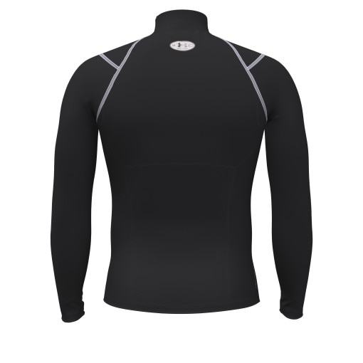 Męski longsleeve treningowy Under Armour UA HG Elite Comp Mock LS - czarny