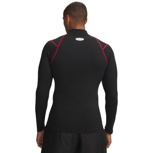 Męski półgolf kompresyjny Under Armour UA ColdGear Elite Comp Mock - czarny