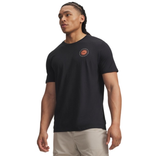 Obrazek dla: UNDER ARMOUR Męski tshirt z nadrukiem Under Armour UA Defy The Elements  czarny Czarny
