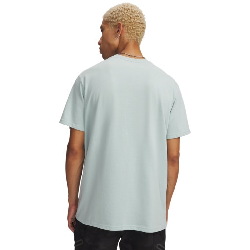 Męski t-shirt z nadrukiem Under Armour UA HW Armour Label SS - zielony