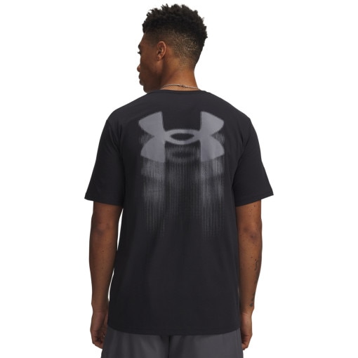 Męski t-shirt z nadrukiem Under Armour UA M Blur Logo SS - czarny