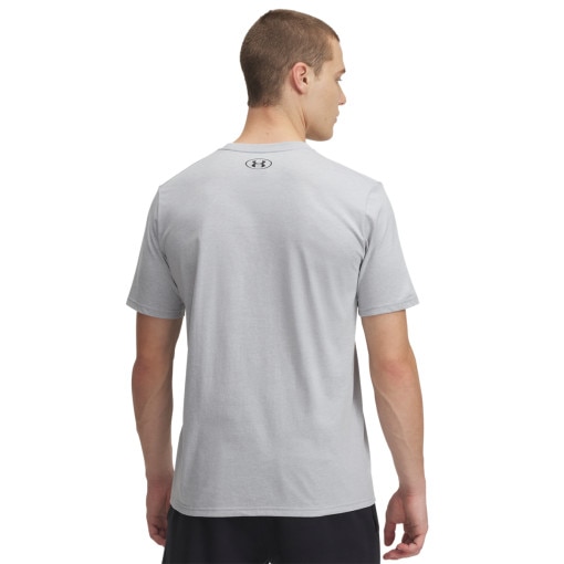 Męski t-shirt z nadrukiem Under Armour UA M Boxed Sports Updated Ss - szary