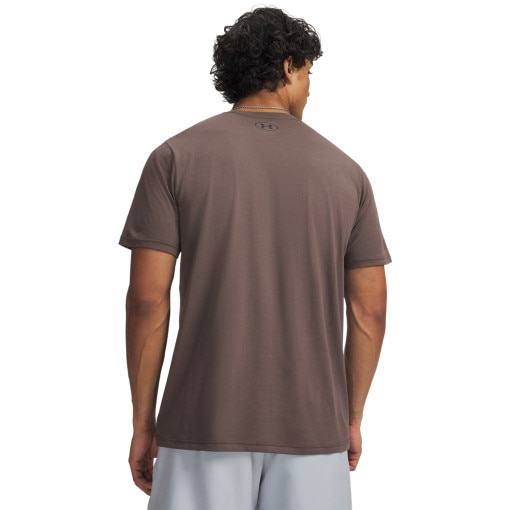 Męski t-shirt z nadrukiem Under Armour UA M Sportstyle LC SS - brązowy
