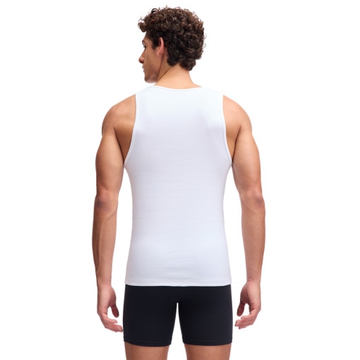 Męski tank top (2-pack) Under Armour Performance Tank Underwear Shirt - biały