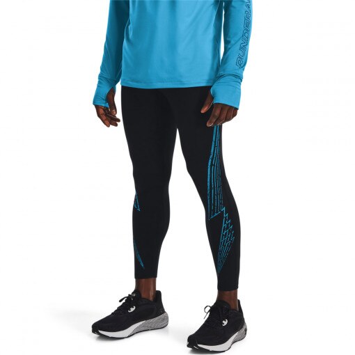 Męskie legginsy do biegania UNDER ARMOUR UA FLY FAST 3.0 COLD TIGHT - czarne