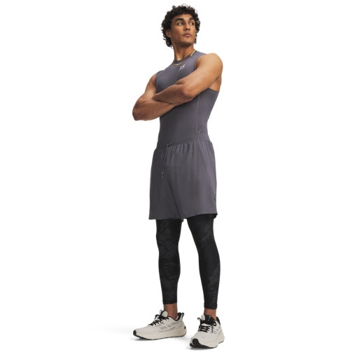 Obrazek dla: UNDER ARMOUR Męskie legginsy treningowe termoaktywne Under Armour HeatGear CB  czarne Czarny