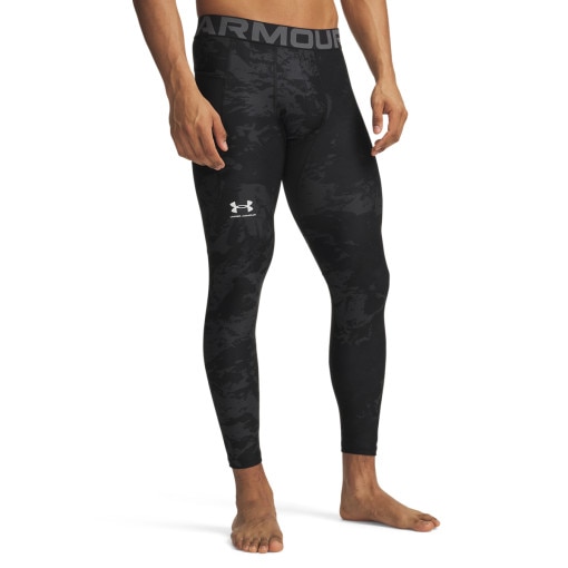 Męskie legginsy treningowe termoaktywne Under Armour HeatGear CB - czarne