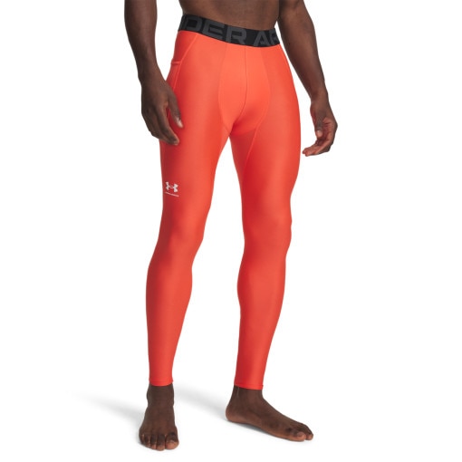 Męskie legginsy treningowe Under Armour UA HG Armour Leggings - czerwone