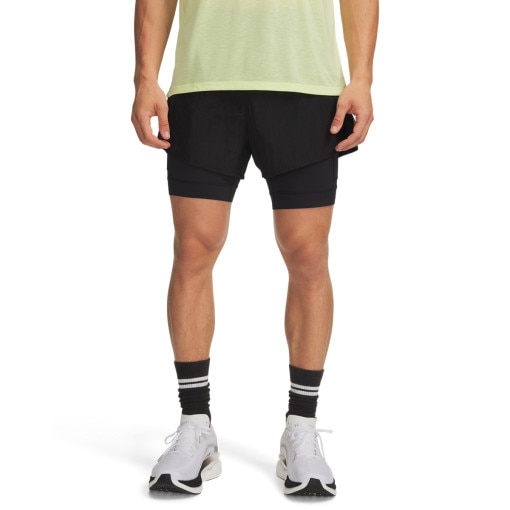 Męskie spodenki do biegania Under Armour UA Halo Run - czarne