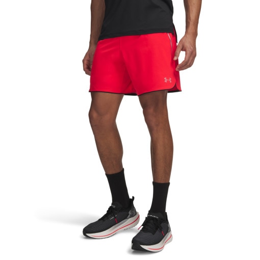 Męskie spodenki do biegania Under Armour UA Velociti Pro 2-in-1 Short - czerwone
