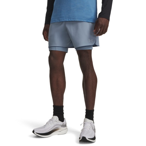 Męskie spodenki do biegania Under Armour UA Velociti Pro 2-in-1 Short - niebieskie