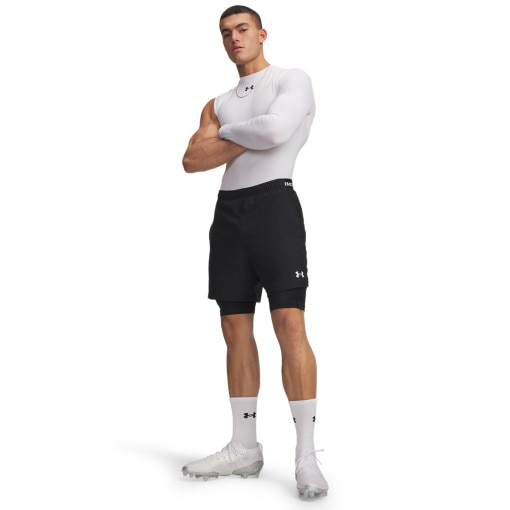 Obrazek dla: UNDER ARMOUR Męskie spodenki treningowe 2w1 Under Armour UA Vanish Wven Short 2.0 2n1  czarne Czarny