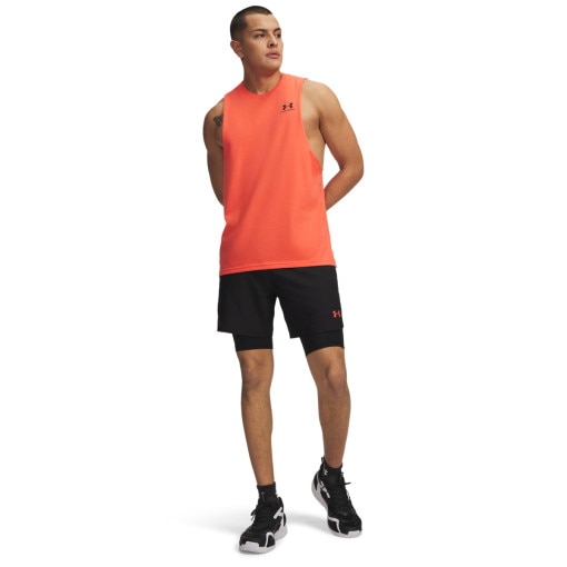 Obrazek dla: UNDER ARMOUR Męskie spodenki treningowe 2w1 Under Armour UA Vanish Wven Short 2.0 2n1  czarne Czarny