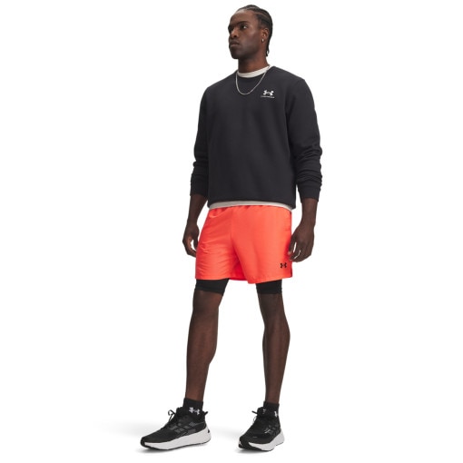 Obrazek dla: UNDER ARMOUR Męskie spodenki treningowe 2w1 Under Armour UA Vanish Wven Short 2.0 2n1 pomarańczowe Pomarańczowy