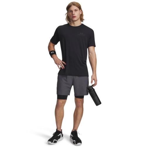 Obrazek dla: UNDER ARMOUR Męskie spodenki treningowe 2w1 Under Armour UA Vanish Wven Short 2.0 2n1  szare Szary