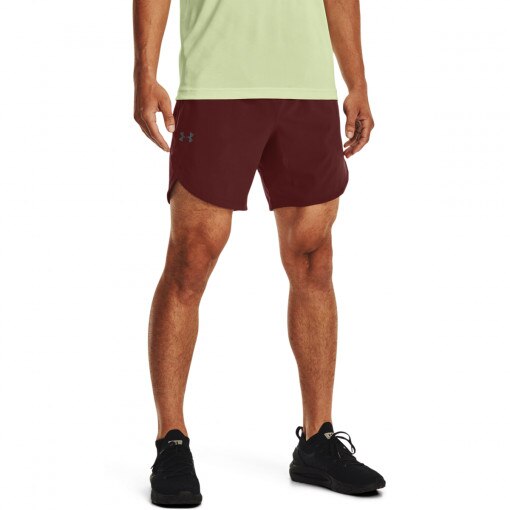 Męskie spodenki treningowe UNDER ARMOUR Stretch-Woven Shorts - brązowe