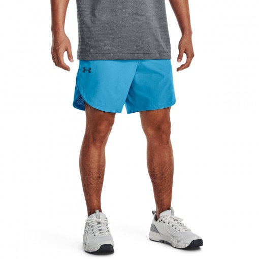 Męskie spodenki treningowe UNDER ARMOUR Stretch-Woven Shorts - niebieskie
