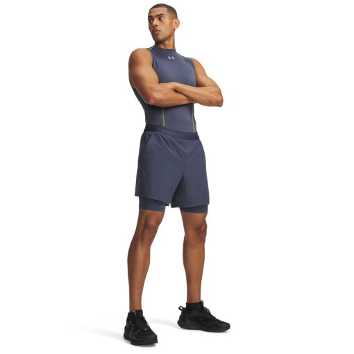 Obrazek dla: UNDER ARMOUR Męskie spodenki treningowe Under Armour UA Vanish Elite 2in1 Short  szare Szary