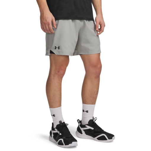 Męskie spodenki treningowe Under Armour UA Vanish Woven 6in Shorts - beżowe
