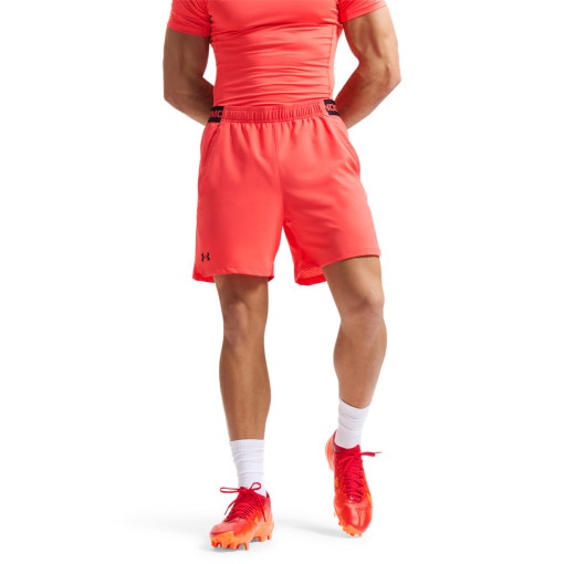 Męskie spodenki treningowe Under Armour UA Vanish Woven 6in Shorts - pomarańczowe