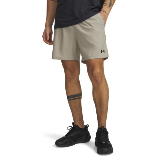 Męskie spodenki treningowe Under Armour UA Vanish Woven Short 2.0 6in - beżowe
