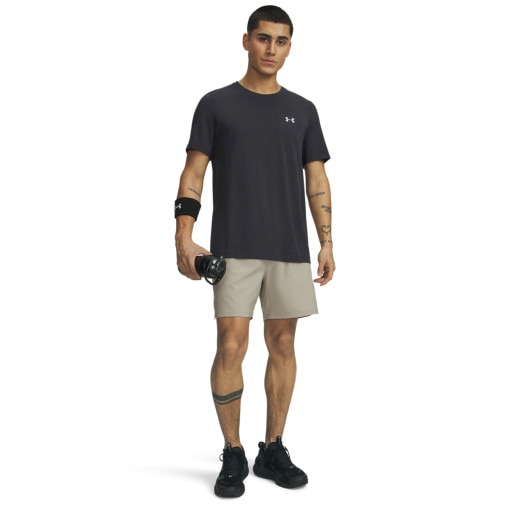 Obrazek dla: UNDER ARMOUR Męskie spodenki treningowe Under Armour UA Vanish Woven Short 2.0 6in  beżowe Beżowy