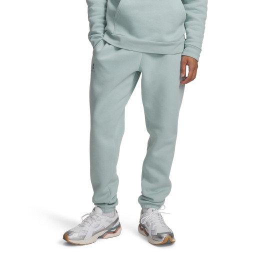 Męskie spodnie dresowe Under Armour UA Essential Fleece Jogger - zielone